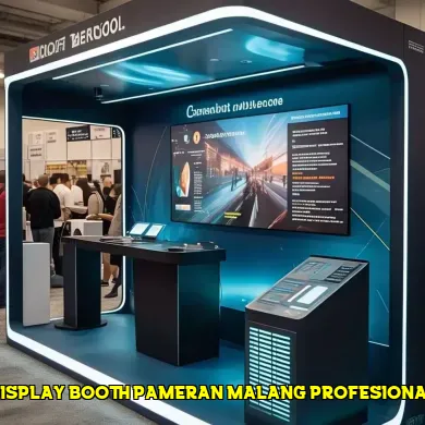 display booth pameran malang profesional